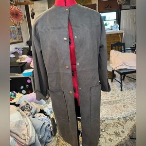 Suede coat